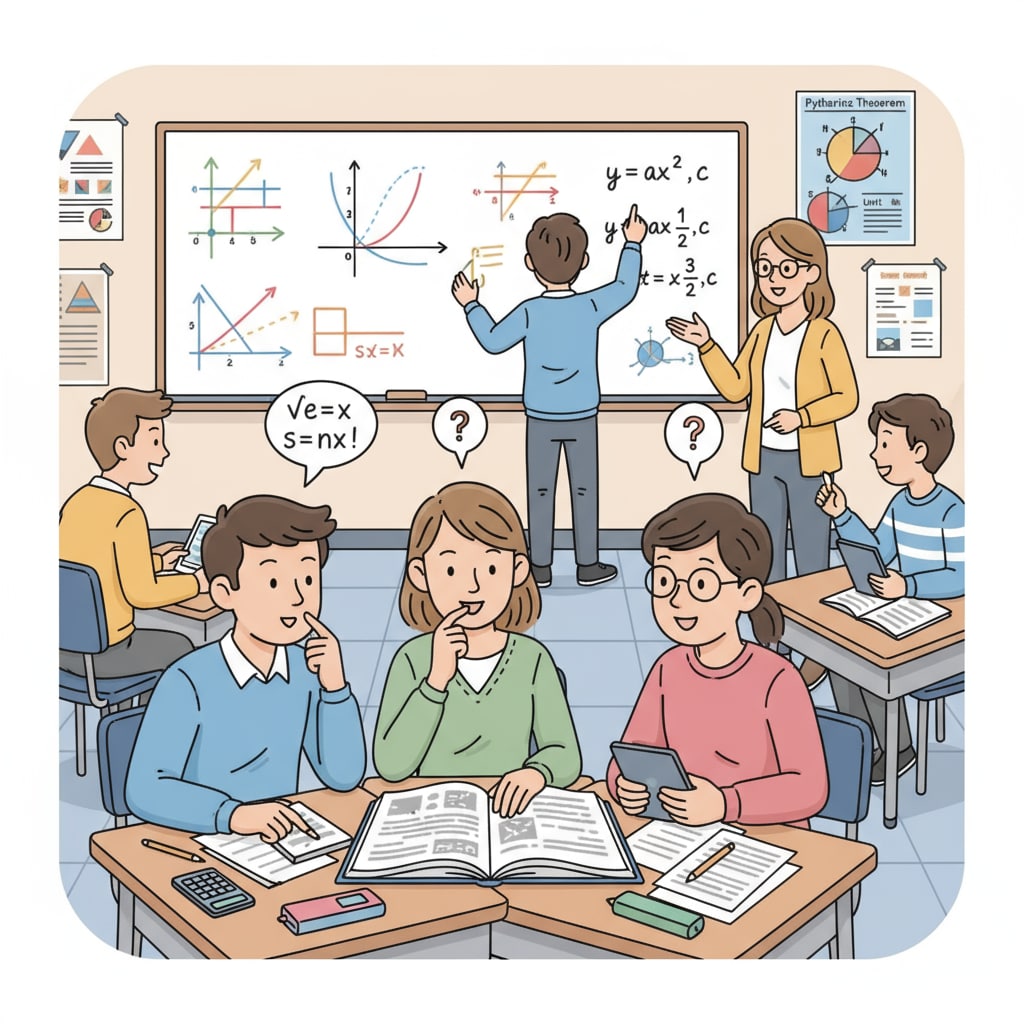 High school students learning mathematics in a classroom related to parental expectations and calculus introduction