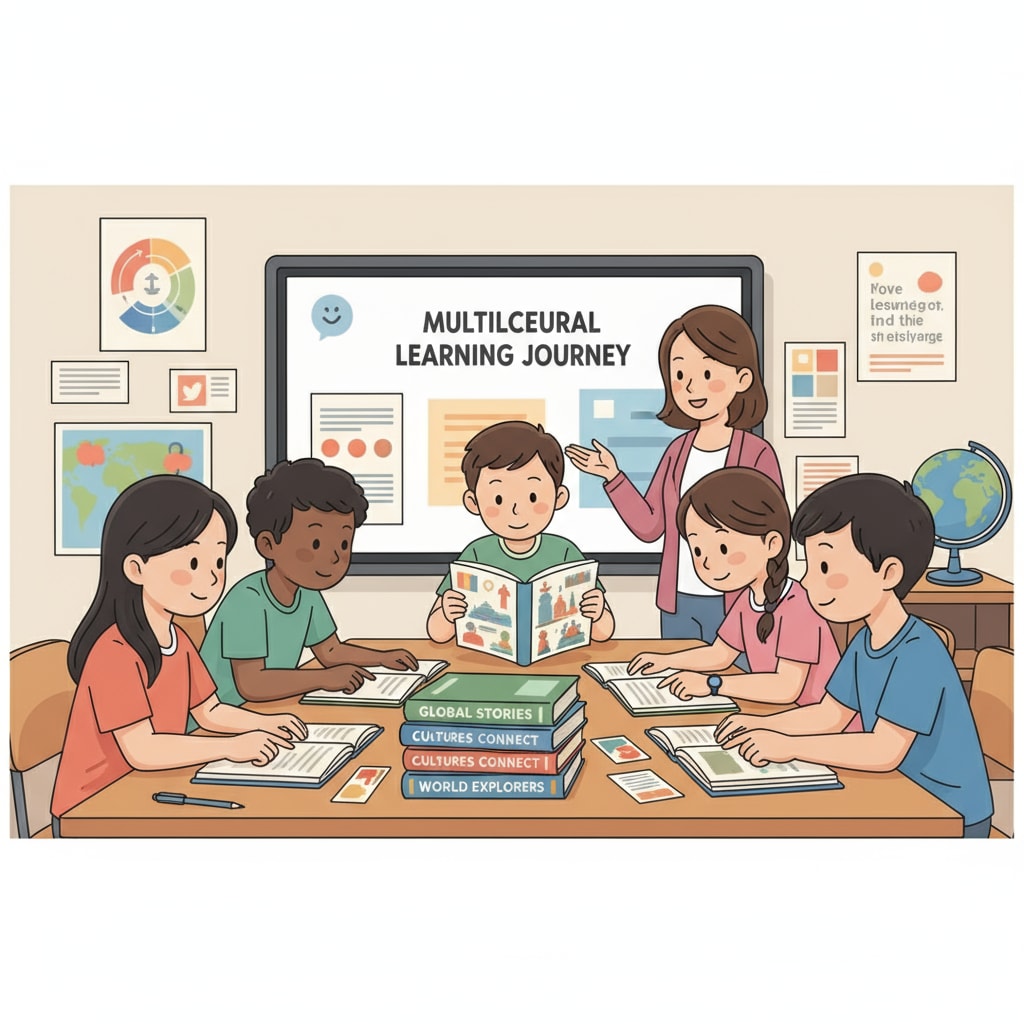 Diverse students exploring a multicultural curriculum related to educational investment and curriculum relevance