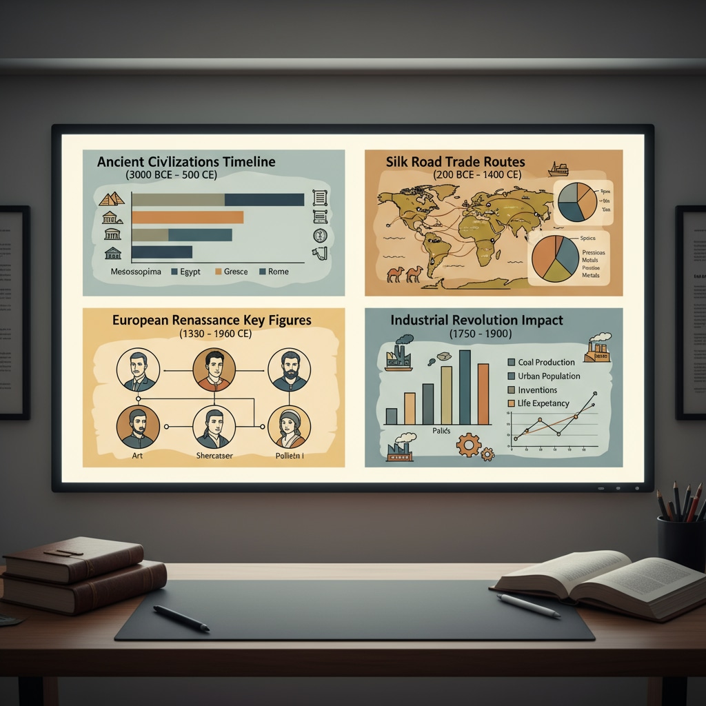 Historical charts search on Facebook for educational resources