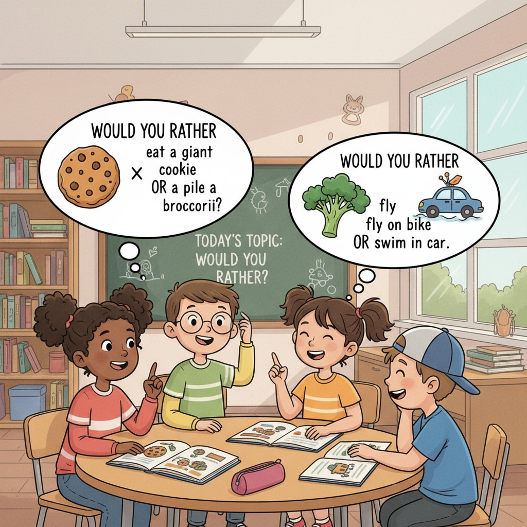 Children discussing 