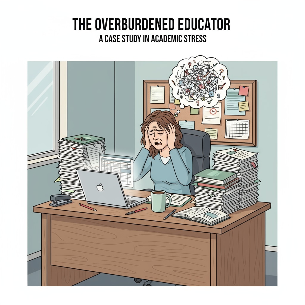 Educator facing work overload and lack of support