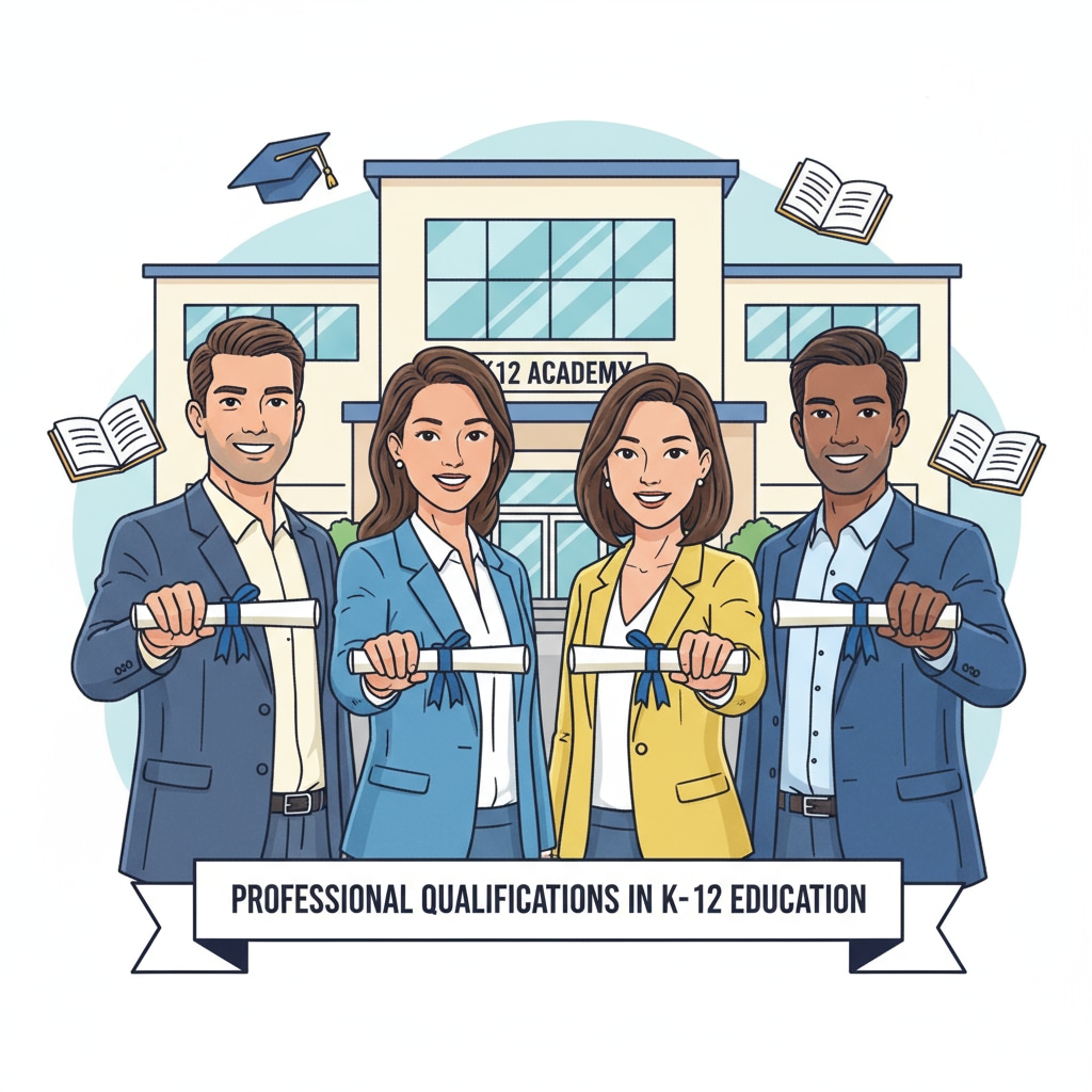 Educators with education certificates in K12 education
