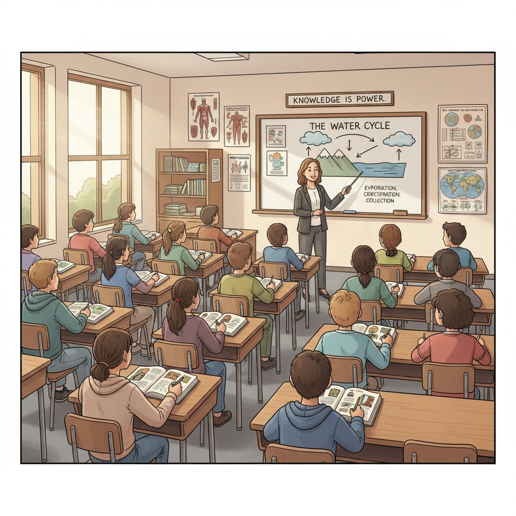 Students attending classes in a traditional public high school related to high school diploma, GED, and educational choices