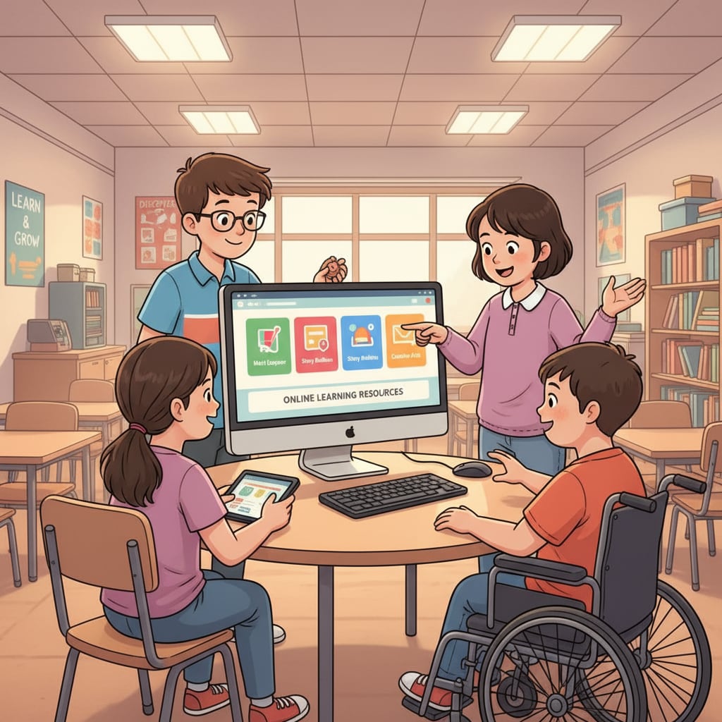 Students with autism using Brainly alternatives for academic completion