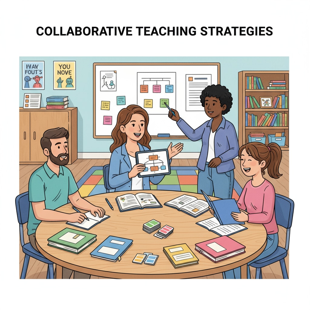 A group of special education teachers are engaged in a discussion within a classroom, sharing ideas and experiences related to their work. Special education teachers discussing work to potentially find ways for part-time jobs, remote income, and supplementary income.