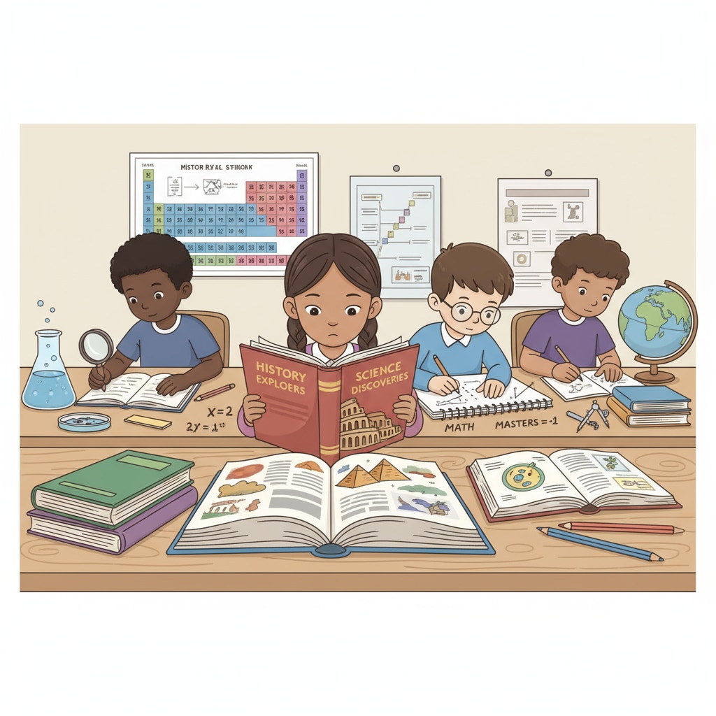 K12 students engaged in self-study of multidisciplinary knowledge