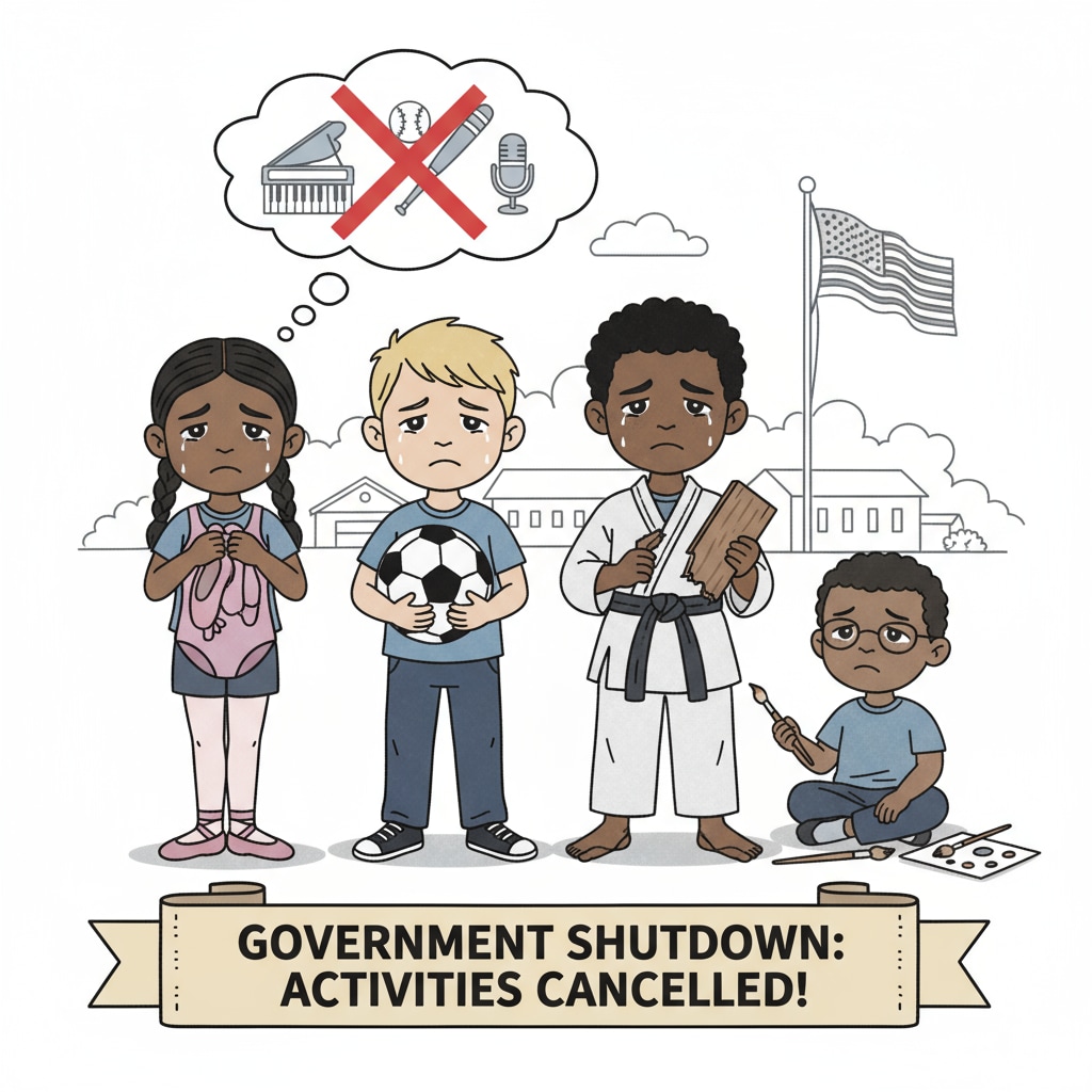 Military children affected by government shutdown in extracurricular activities