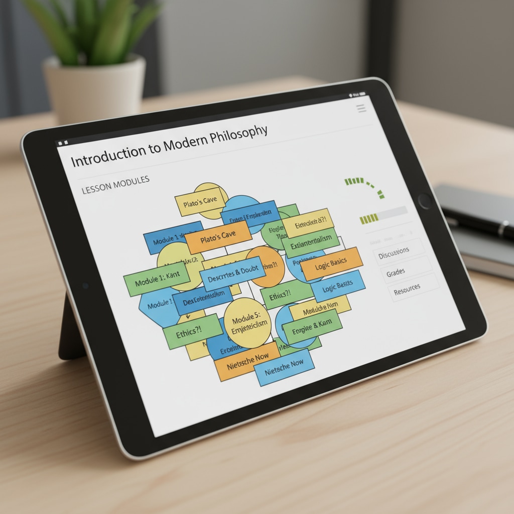 A screenshot of a digital learning platform shows disorganized lesson modules, demonstrating the lack of systematic content. Screenshot of disorganized digital learning platform modules, related to digital learning, insufficient learning resources, and parents' troubles.