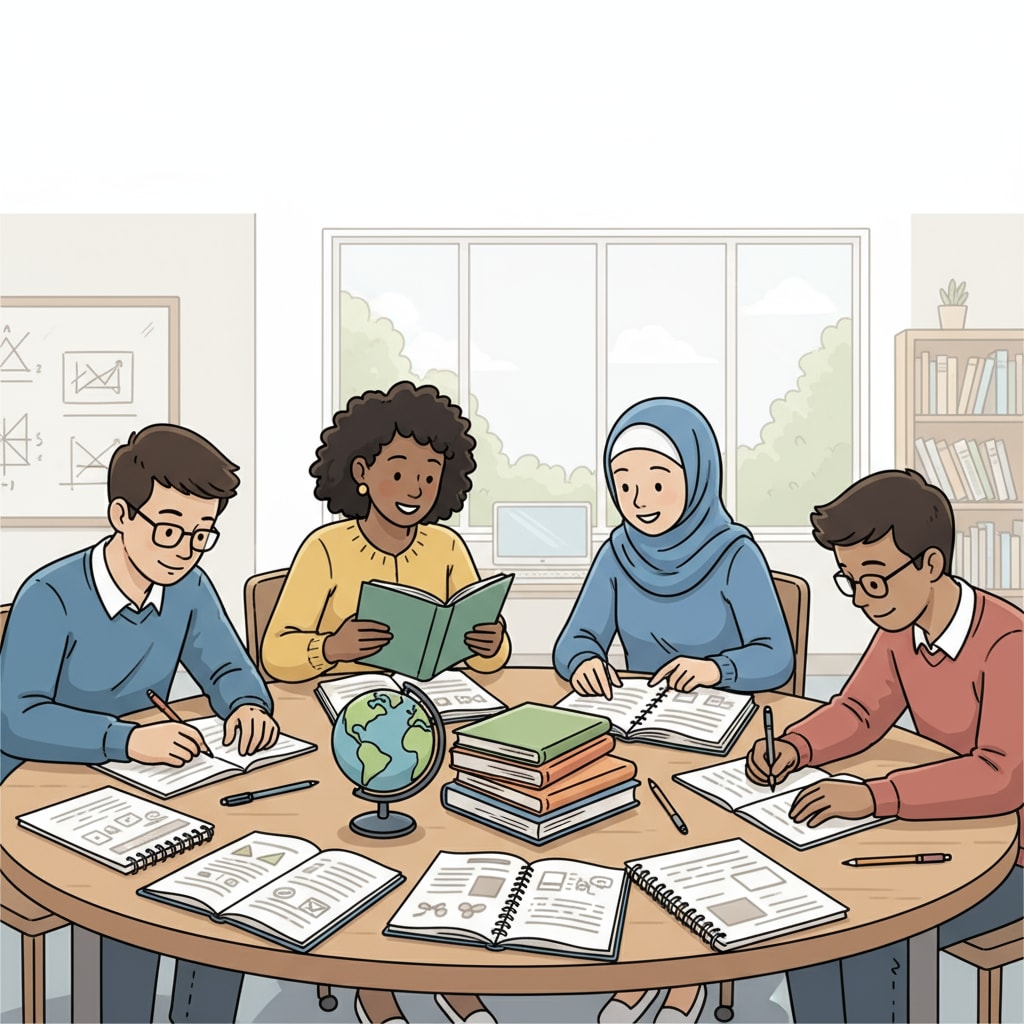 Students using effective learning methods to strive for high scores of 90%