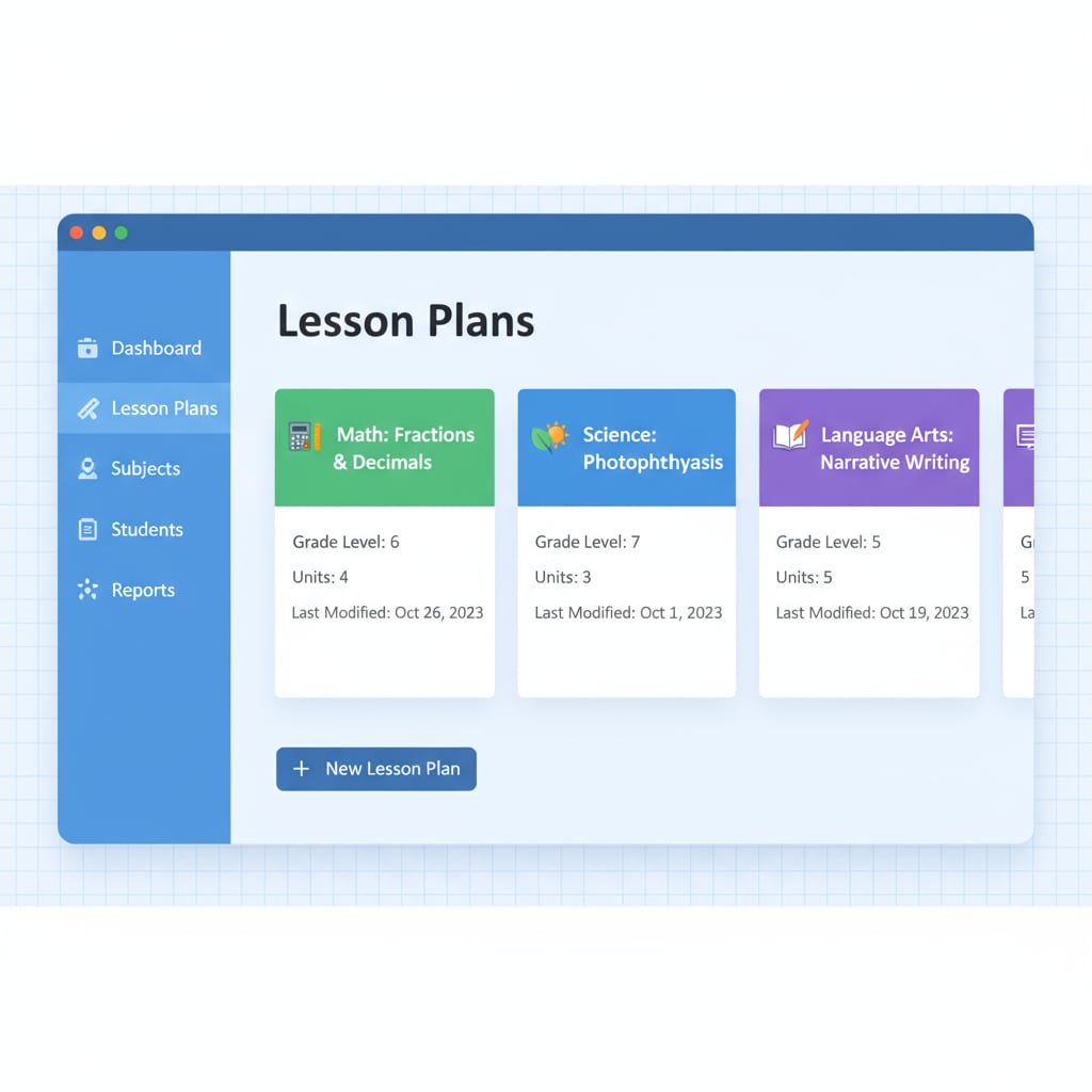 A visual representation of [Tool Name 1], a teaching tool for enhancing time management and teacher efficiency in lesson planning.