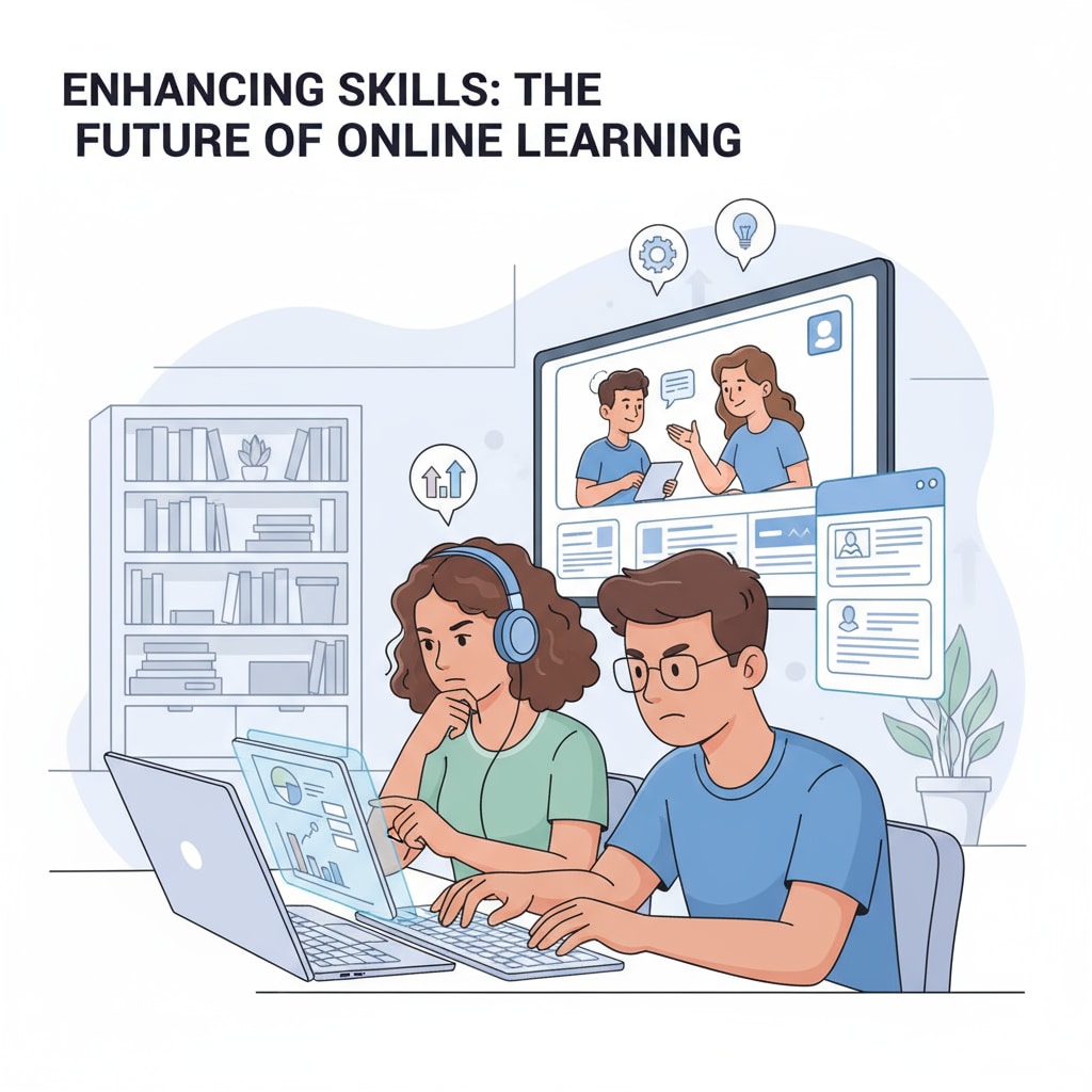 A picture of students using an alternative online learning platform, with expressions of concentration and engagement as they work on academic tasks to improve their skills. Students using Brainly alternative for academic improvement in K12 with autism