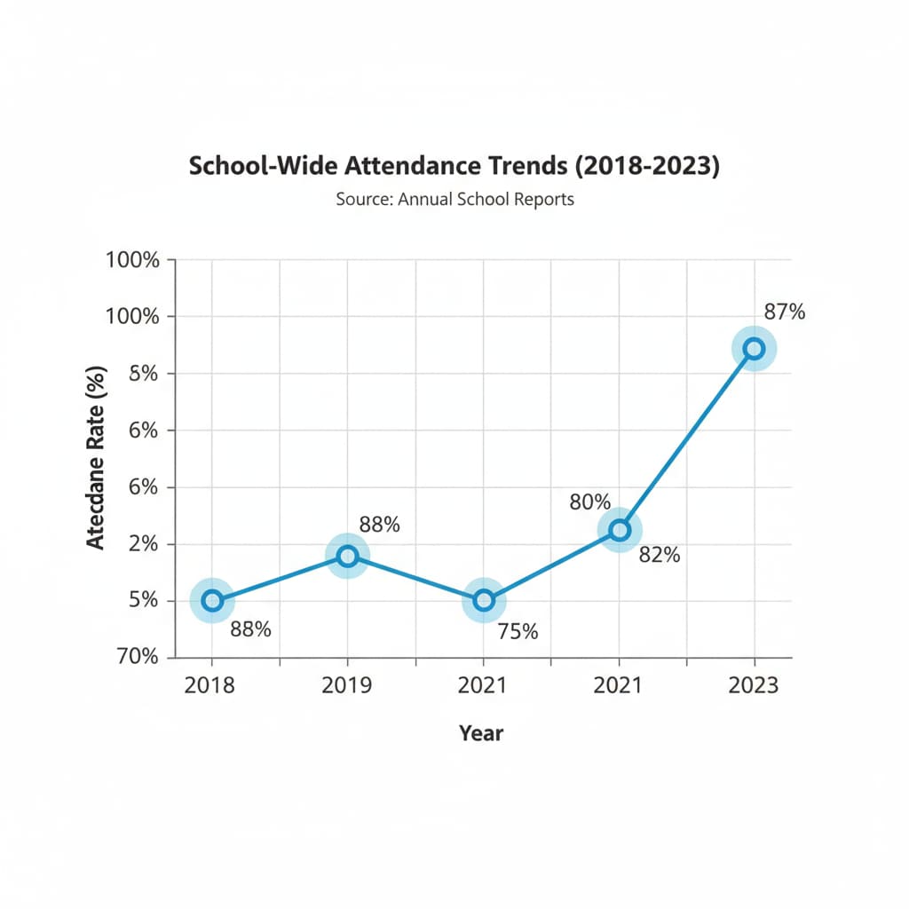 School Statistics - Trend of Attendance Rates