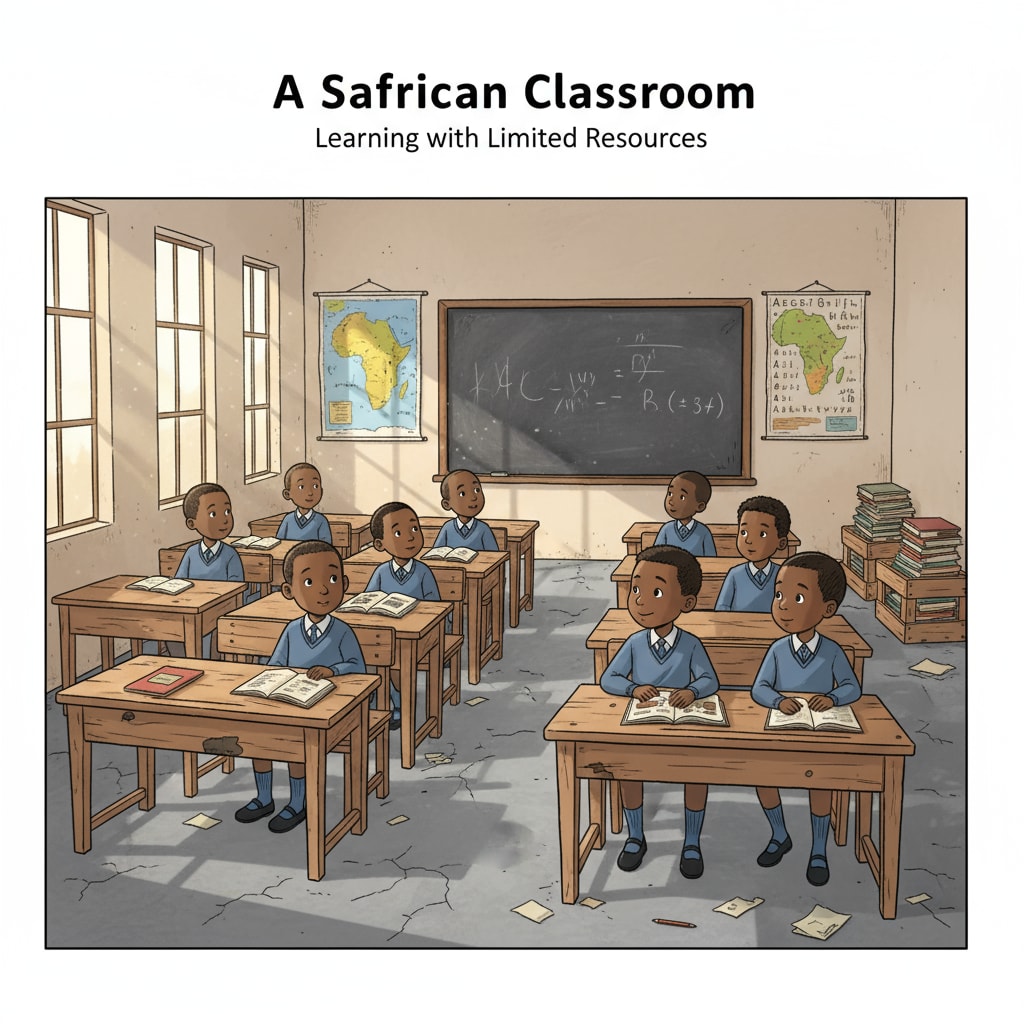 Educational inequality in South Africa's K12 system as seen through lack of proper resources in a classroom