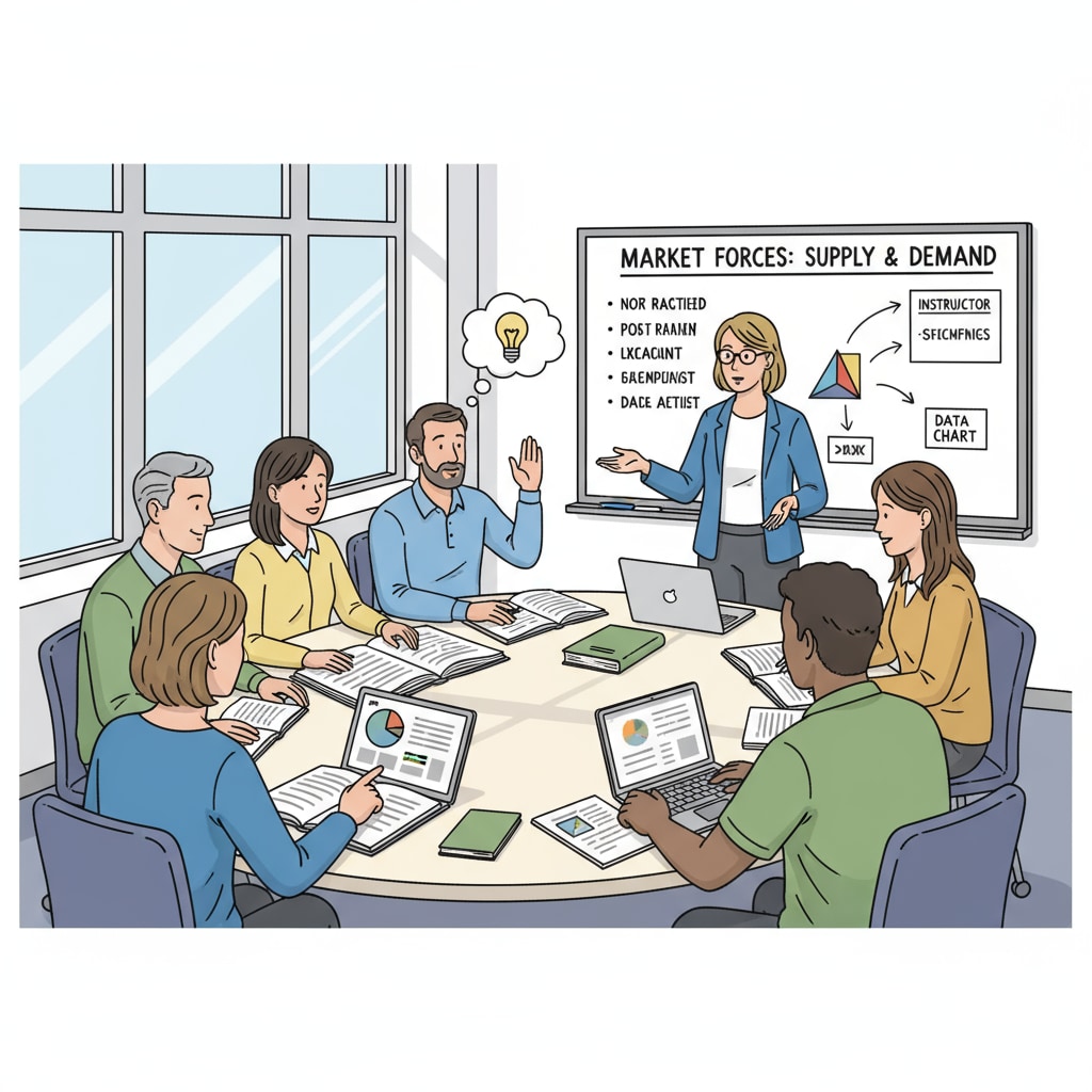 A group of adult students sitting in a classroom, actively participating in a learning session. Adult students in a classroom setting for high school diploma alternative learning