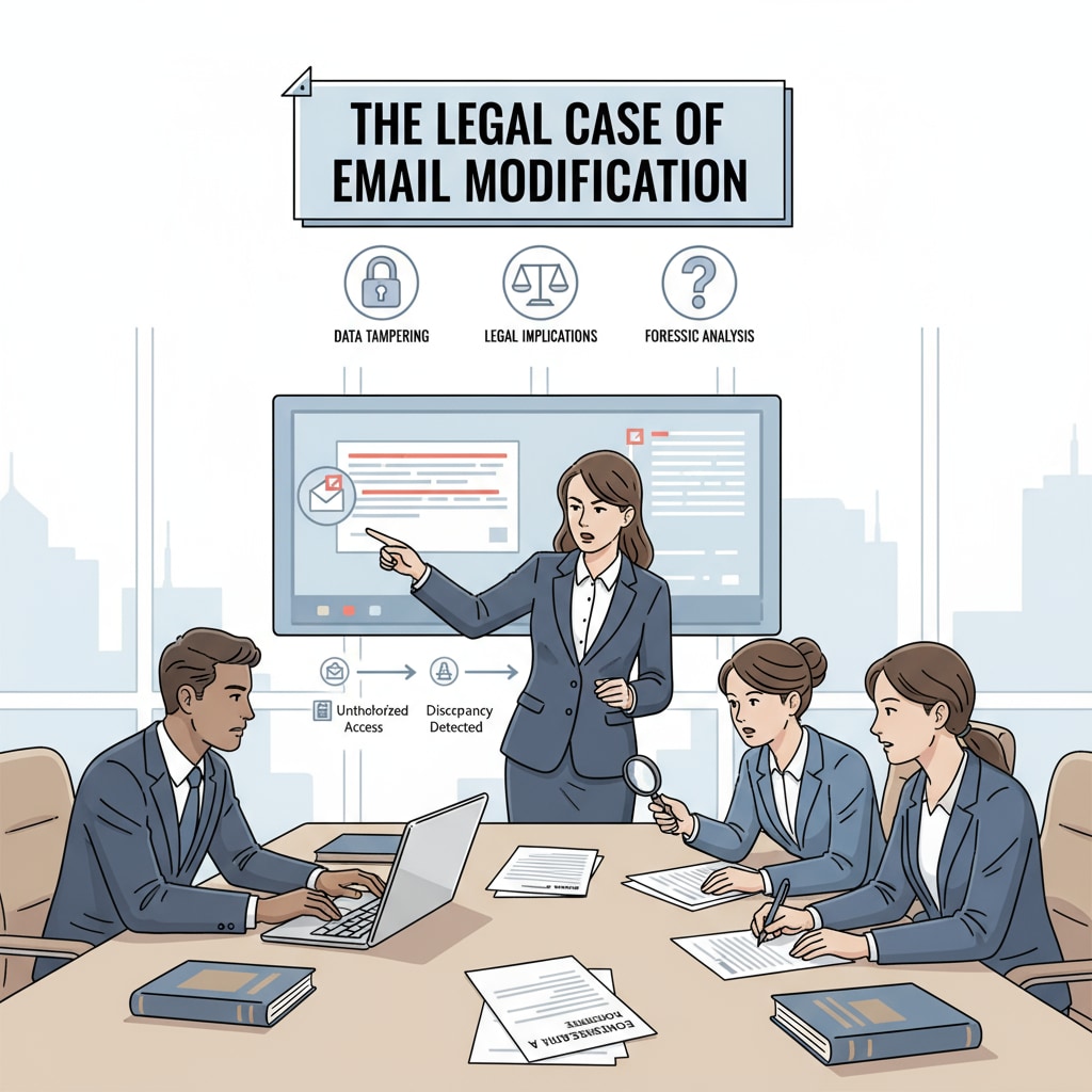 A group of people are engaged in a serious discussion, representing the process of the legal case of email modification. Federal union's litigation against Department of Education over email modification discussion