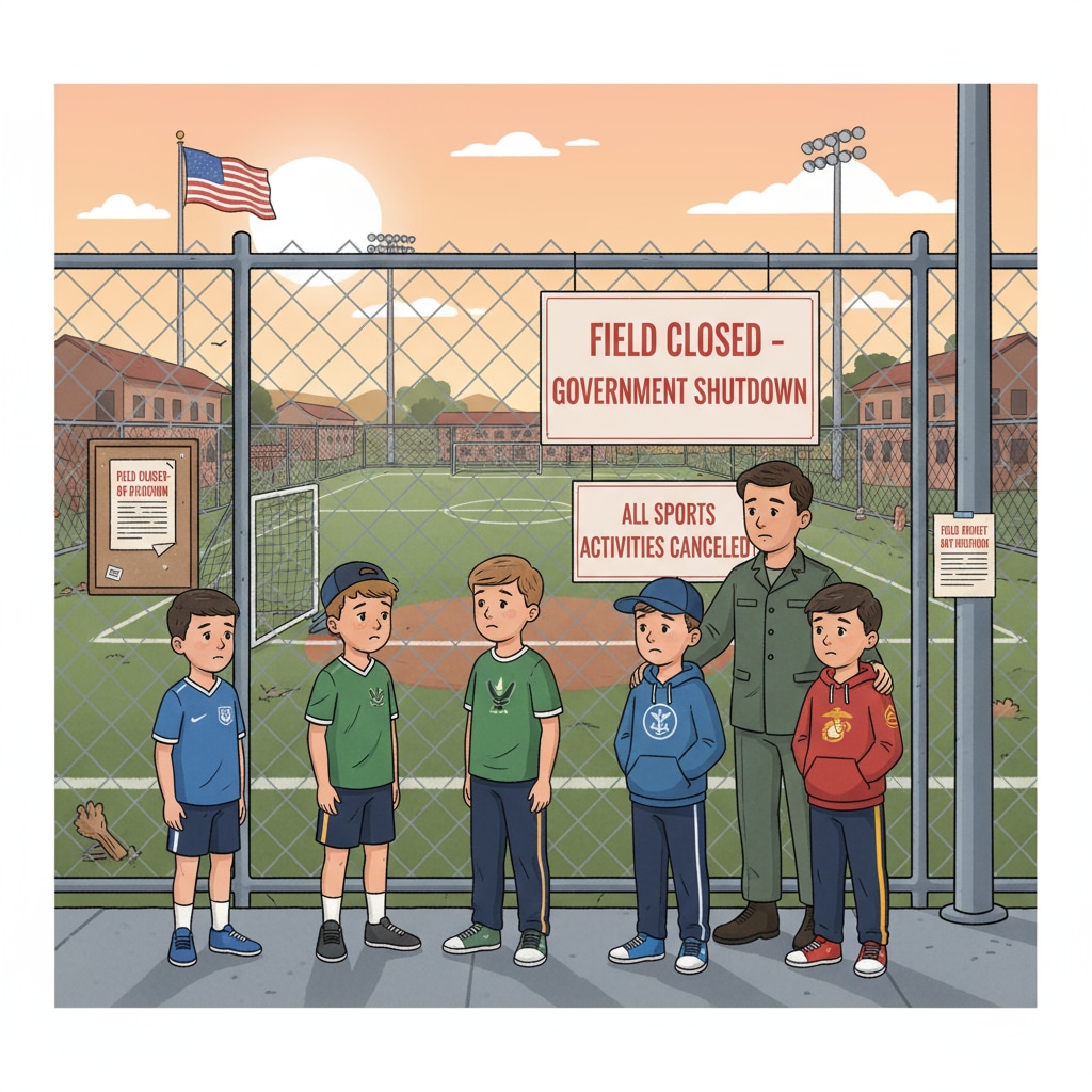 Military children disappointed about the suspension of DODEA sports activities due to government shutdown
