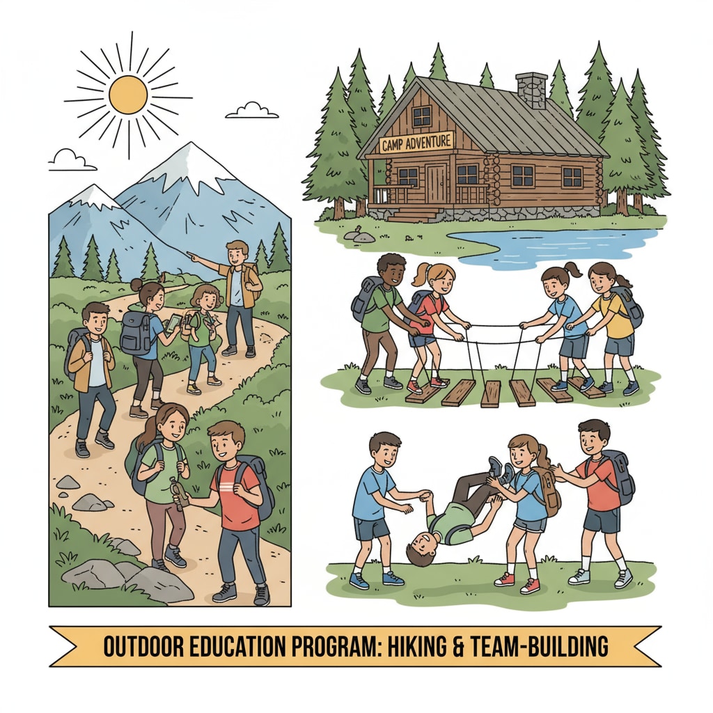 Students participating in outdoor education related to school - camp collaborations including Camp Ramah