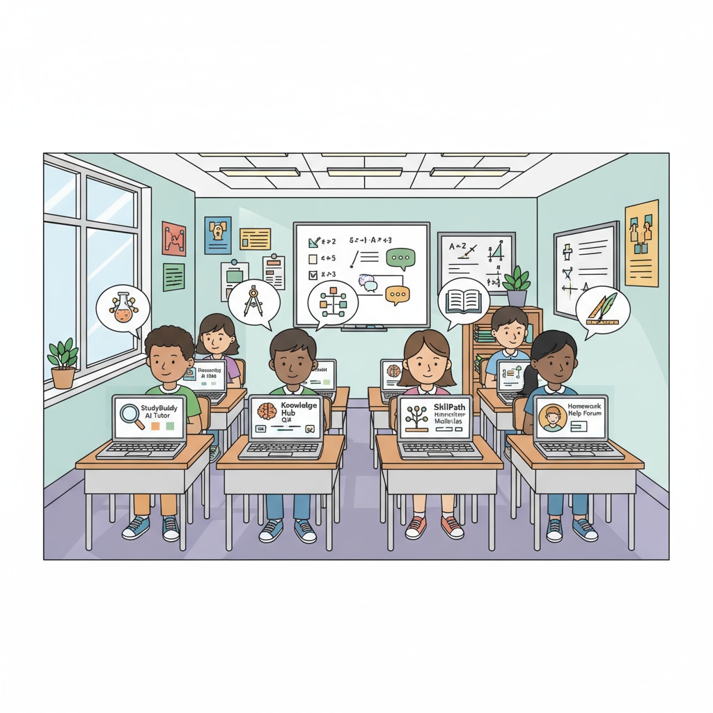 Students accessing Brainly alternatives for academic assistance and homework completion