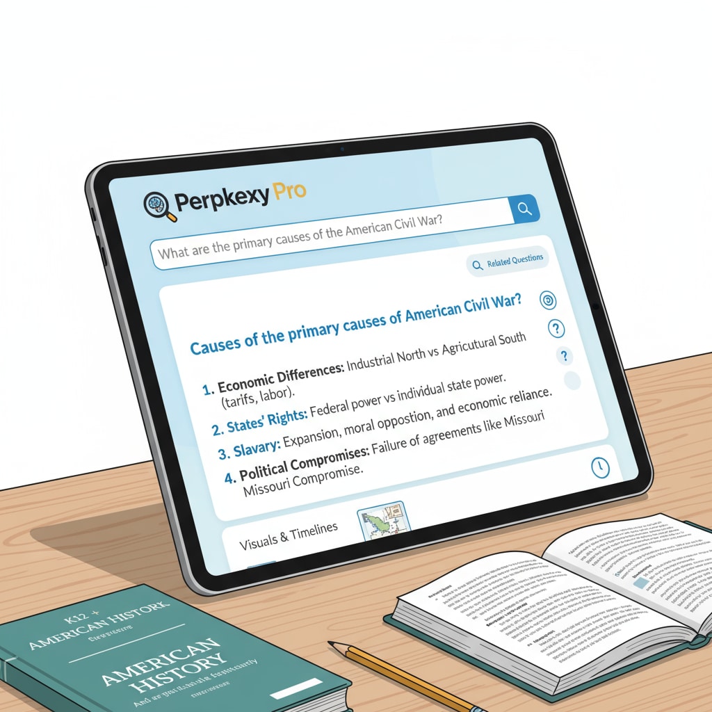 The display of Perplexity Pro showing detailed and accurate answers to academic questions, useful for K12 students' research. Perplexity Pro providing answers for K12 academic research