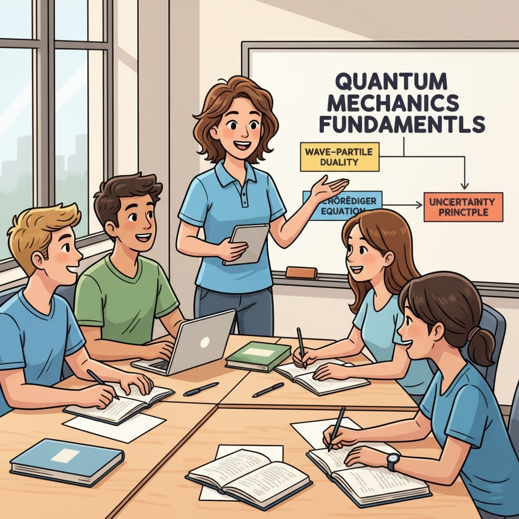 A teaching assistant is smiling brightly while surrounded by students, showing a positive interaction. A happy teaching assistant on the path to a MAT program
