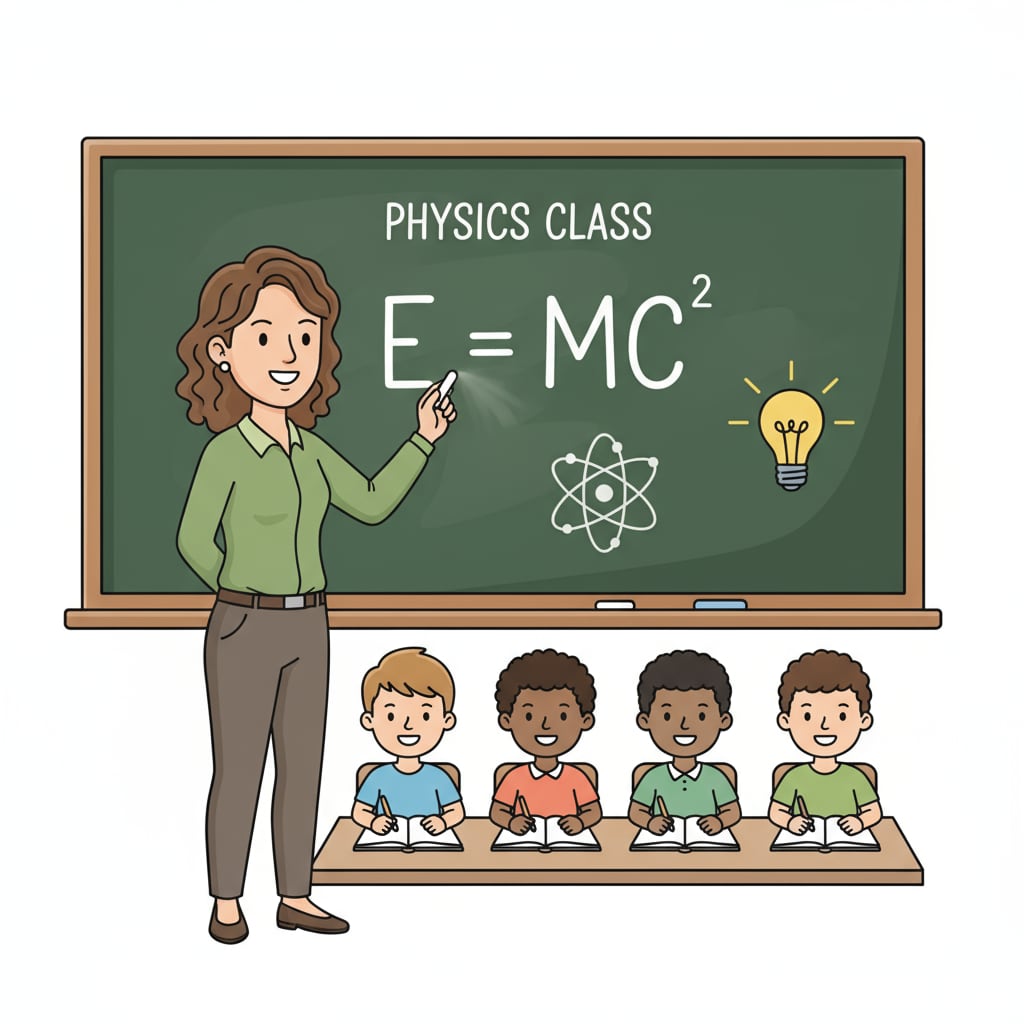 A teacher is standing in front of a blackboard, writing with a piece of chalk. The blackboard is a classic traditional teaching tool, and the teacher's posture and the way of writing show the traditional teaching style. A teacher using a traditional teaching tool - blackboard