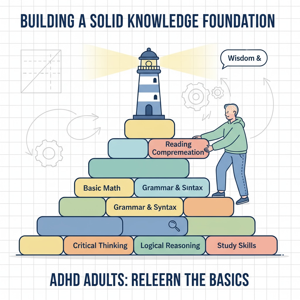 Building a knowledge foundation through basic education review for ADHD adults
