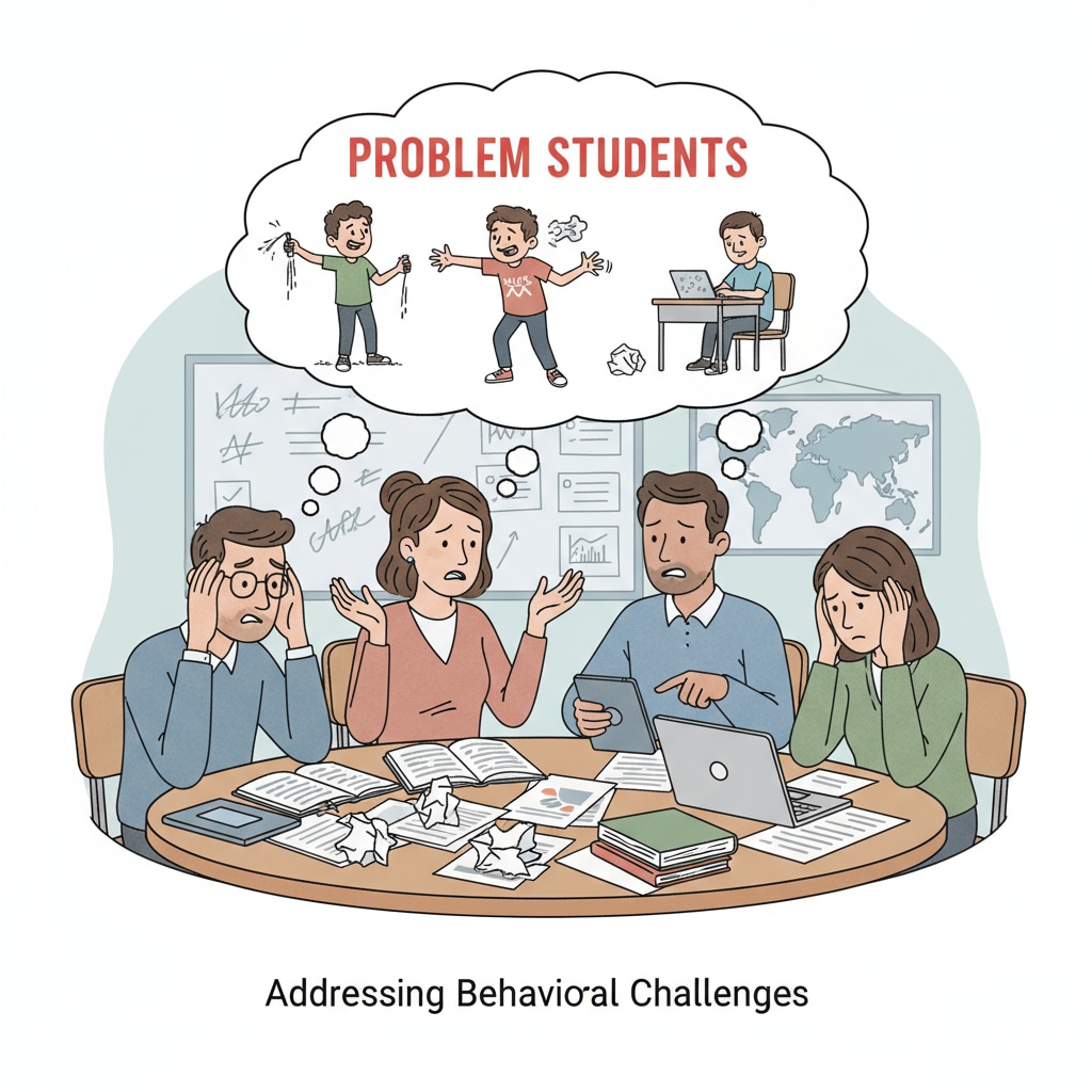 Educators experiencing stress due to problem students and lack of support