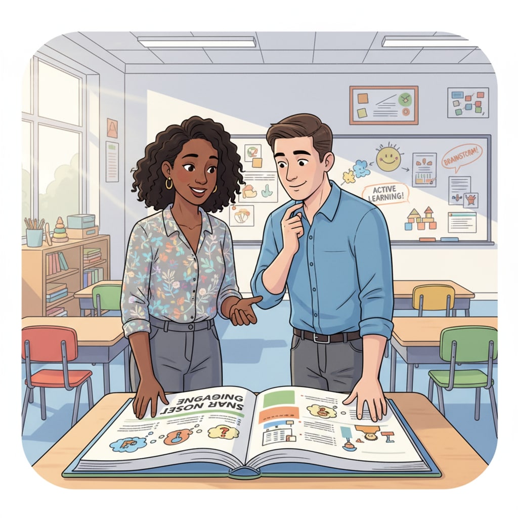 A lead teacher and teaching assistant collaborating in the classroom for MAT program - related work