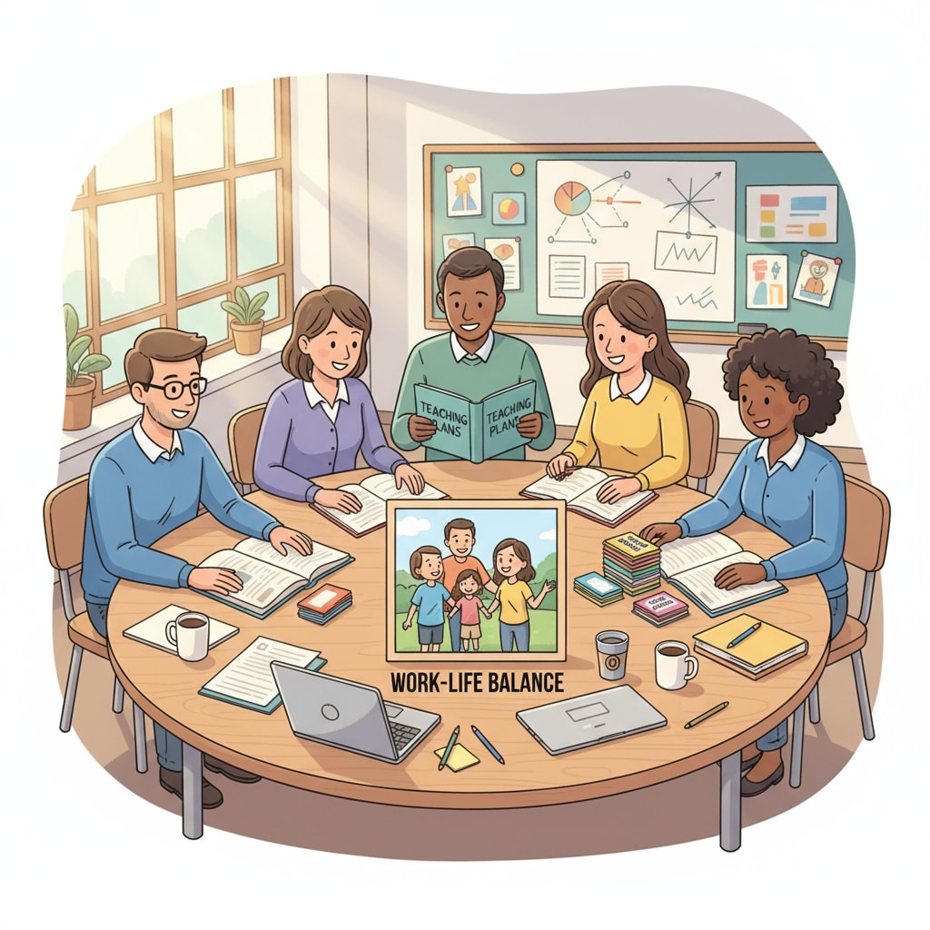 K12 teachers striving for work-learning balance and life planning while considering family