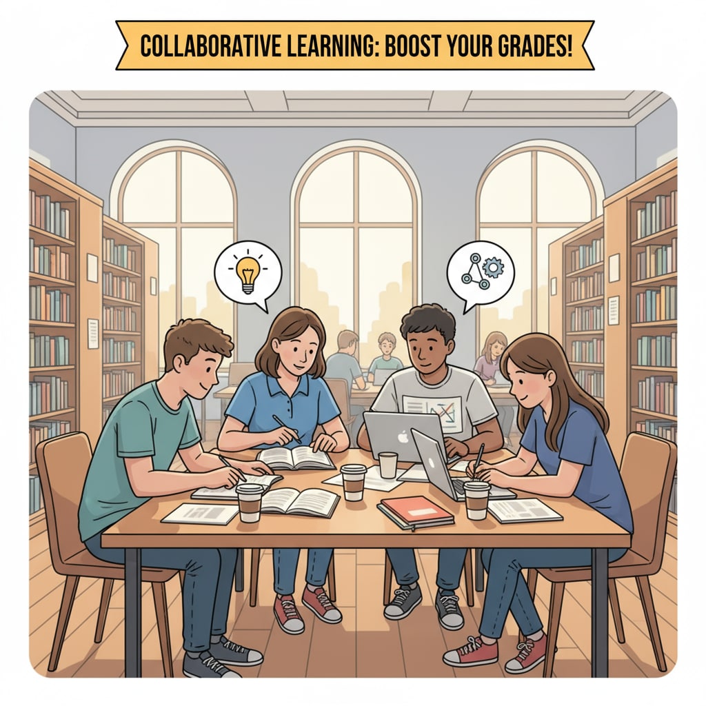 High school students studying together to address educational gaps and improve performance