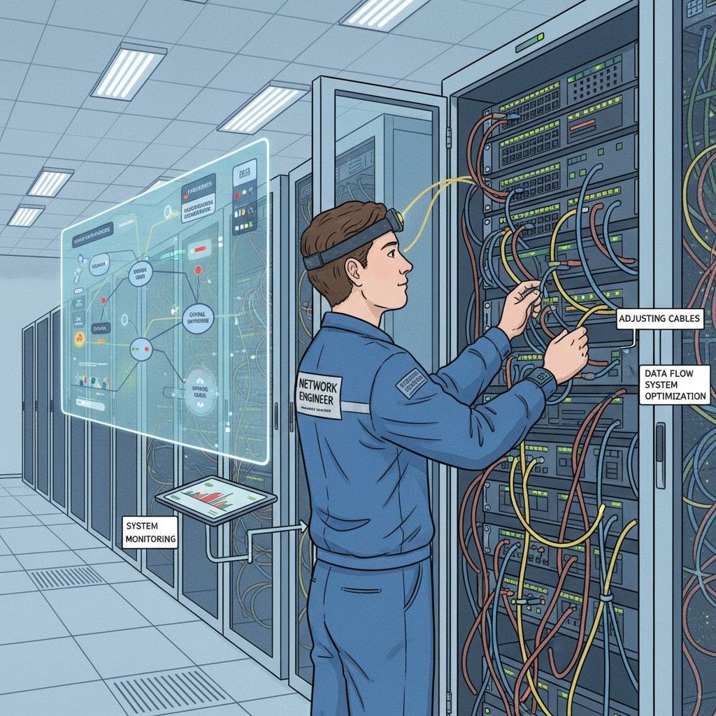 Information and Communication Technology expert at work