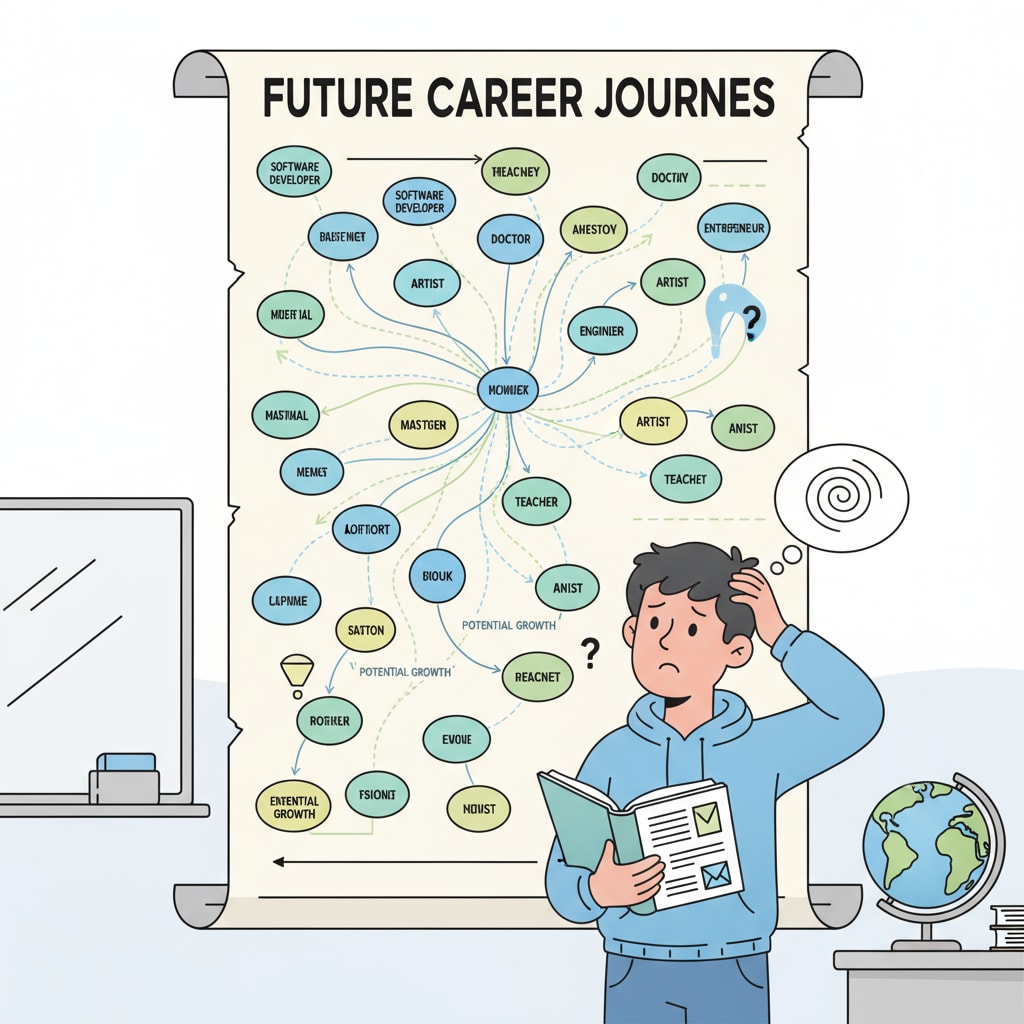 Student confused about various career paths related to higher education and employment prospects