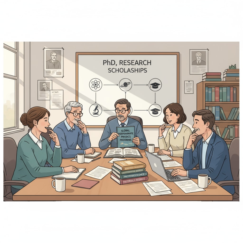 In-service physics teachers discussing postgraduate study options