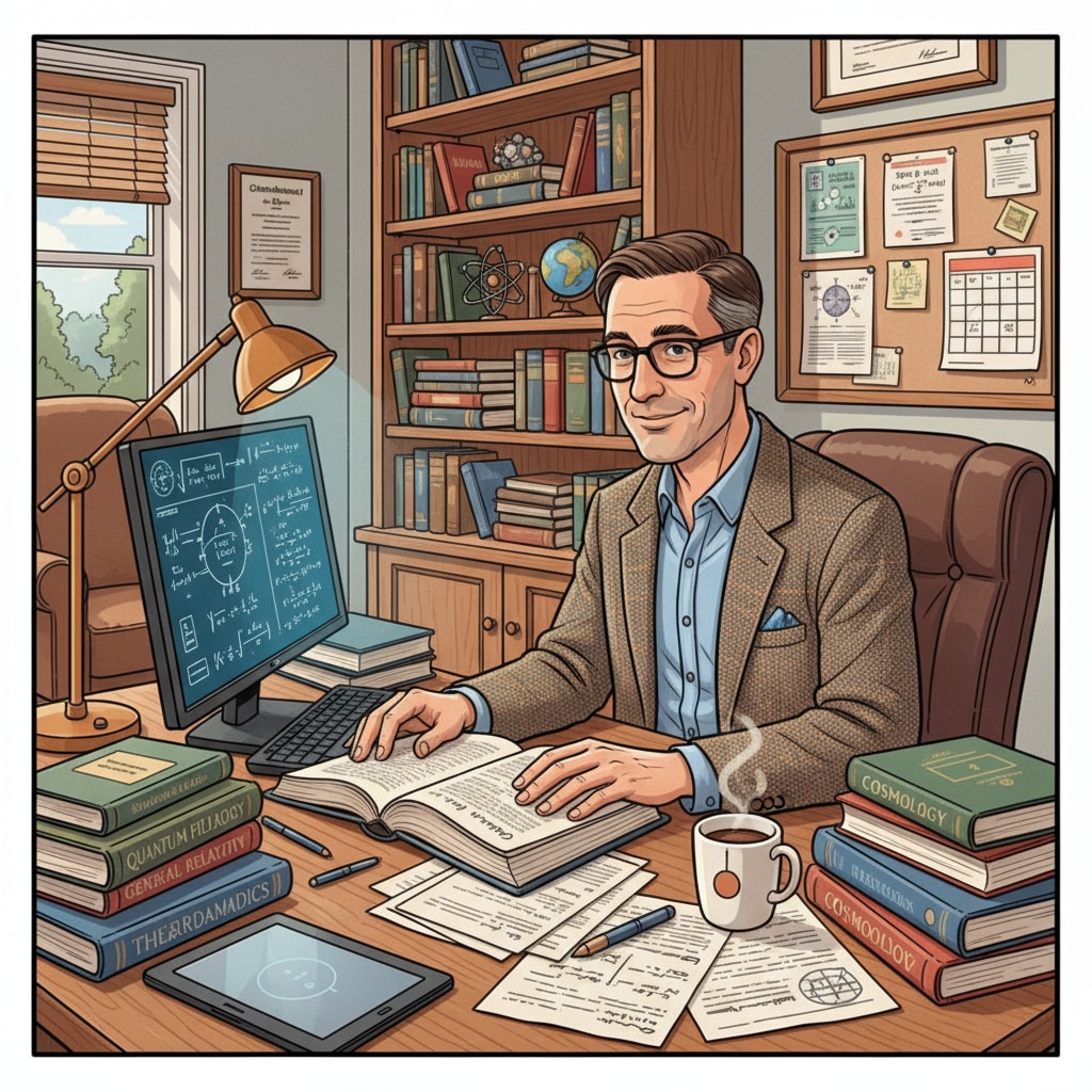 In-service physics teacher researching advanced physics concepts