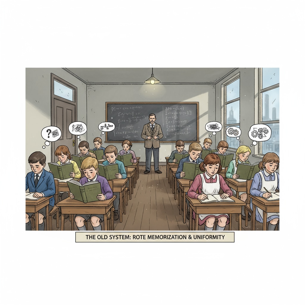 Students in a classroom during the Trump administration's education reform period