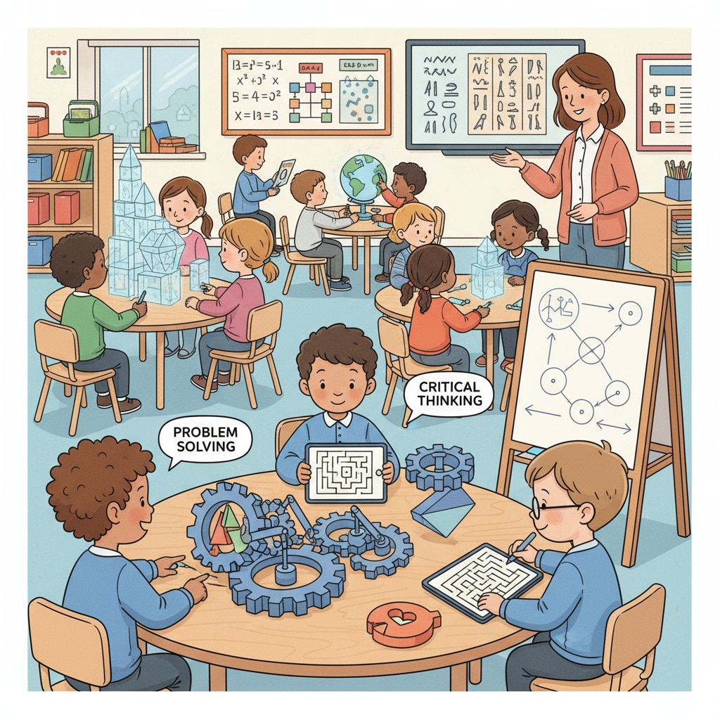 Kindergarten gifted class advanced learning activities for educational equality