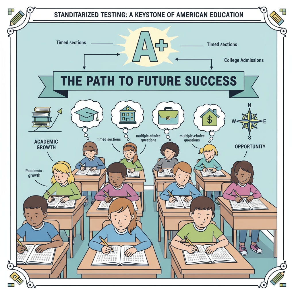 Standardized testing in an American school, related to social class screening