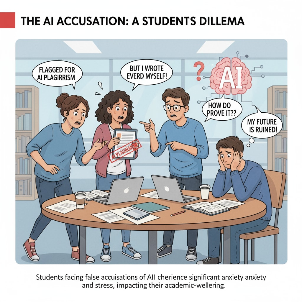 Students worried about false AI cheating accusations