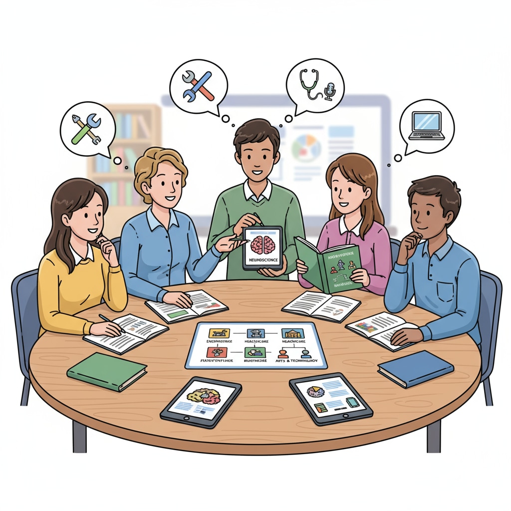 A group of high school graduates sitting around a table, discussing and looking at materials related to different career options. High school graduates exploring career choices, high-paying jobs, and employment prospects