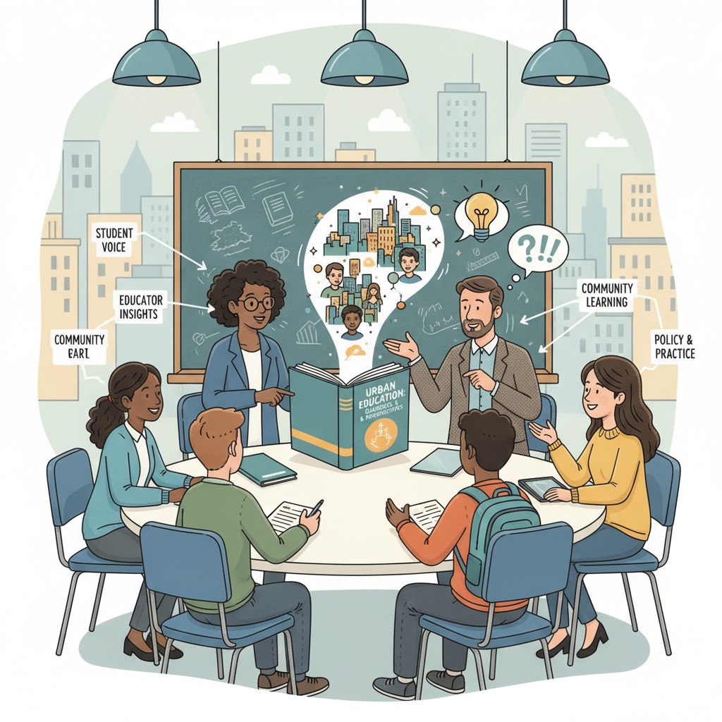 Students and educators are engaged in a discussion about urban education, with an emphasis on sharing ideas and experiences. University project, urban education, interview scene of students and educators discussing