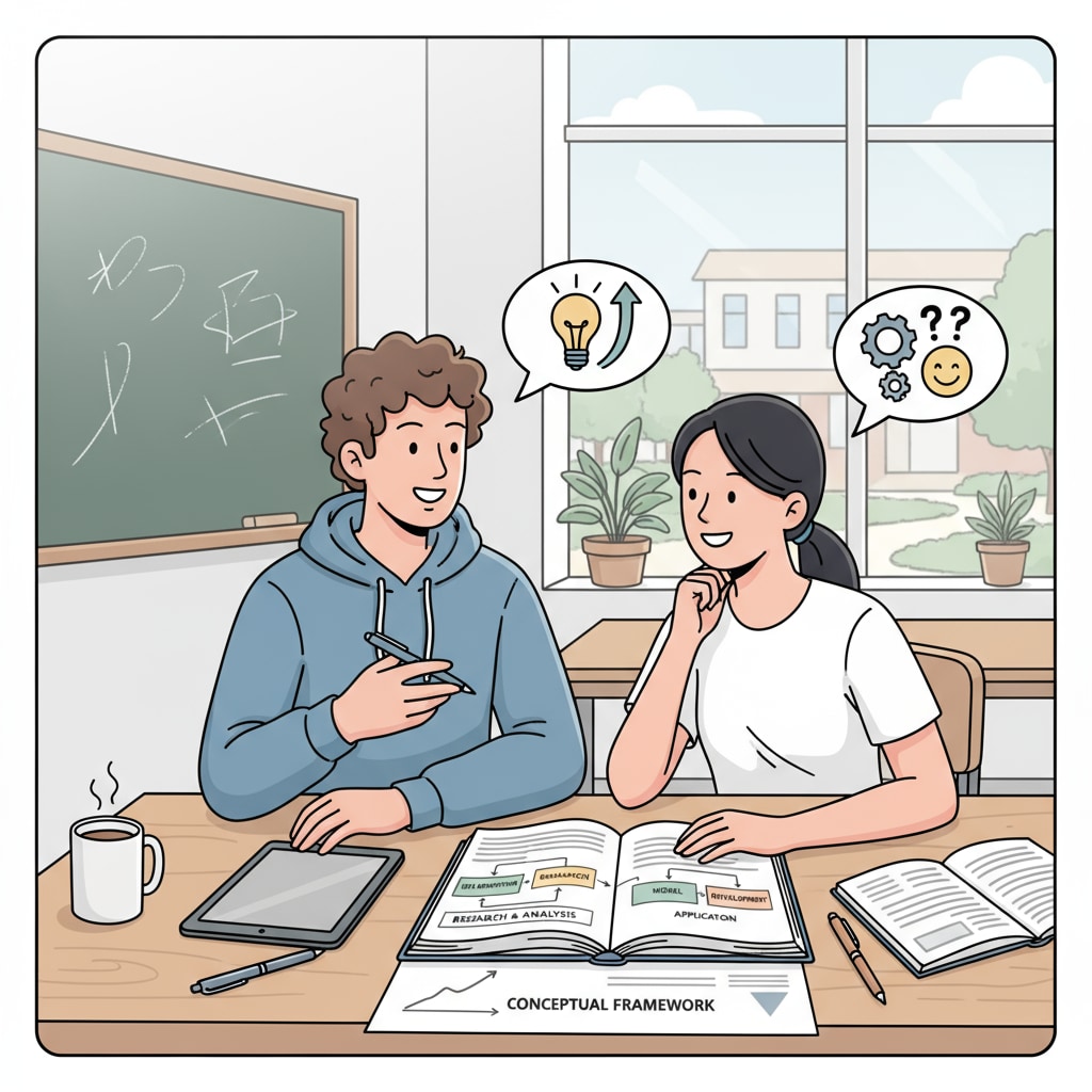 A student using an effective learning method during exam preparation.