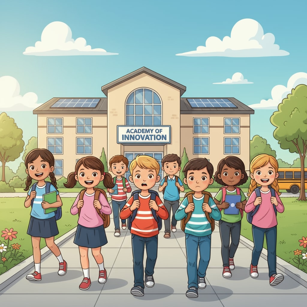 K12 students adapting to a new school environment during student transition