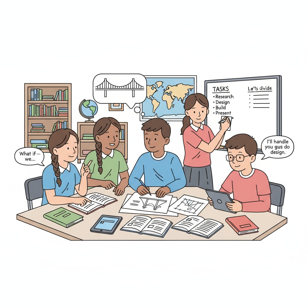 Secondary school students collaborating to develop soft skills for workplace readiness and education reform