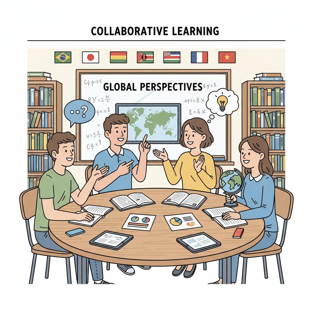 International students are engaged in a lively discussion in a classroom, sharing ideas and learning from each other. International students discussing in a classroom during the process of trying to re-enter university after academic misconduct