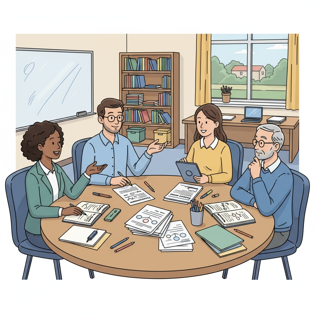 Teachers discussing career transition options related to educational qualifications and ABA therapy