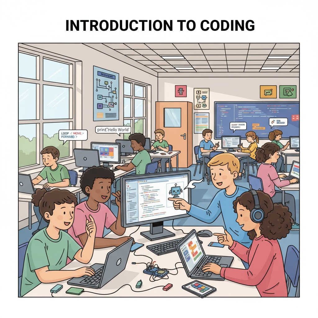 K12 students engaged in programming related to software engineering, certifications, and resumes