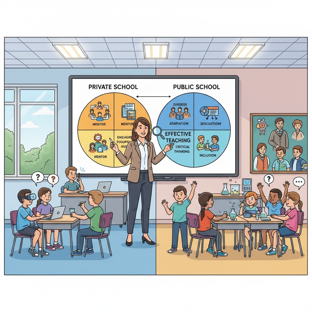 A teacher teaching students, highlighting teaching methods in children's education choice