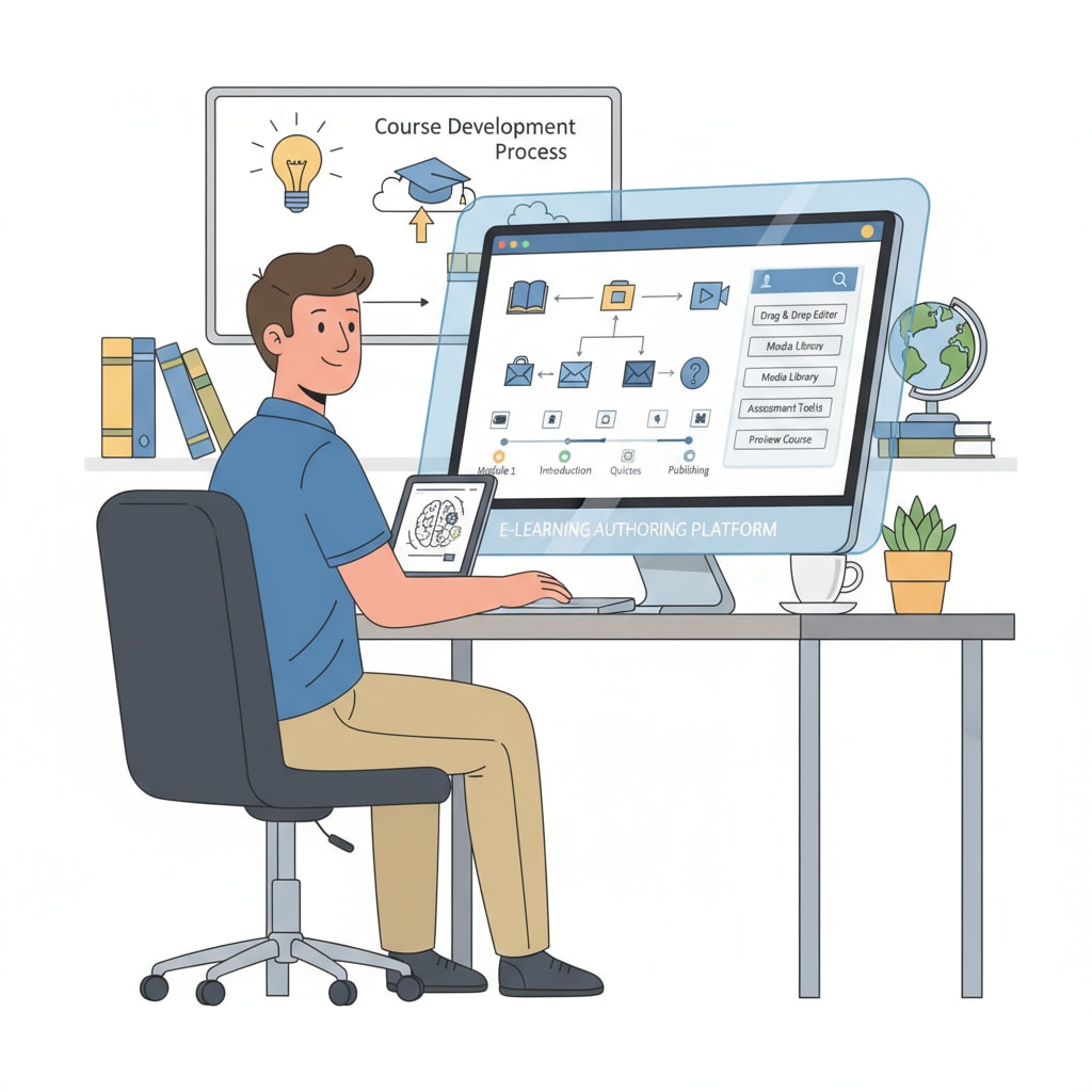 Person exploring an emerging educational field related to teacher career transition, professional development, and educational qualifications