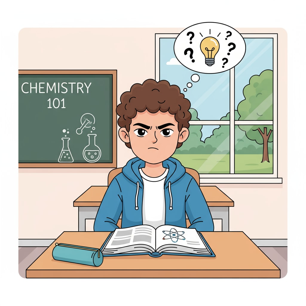 A student's expression during the process of adapting to a new educational environment in student transition