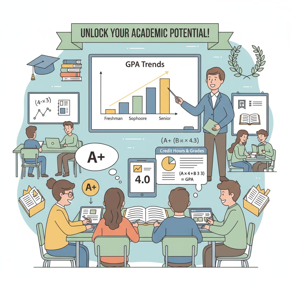 A classroom scene where students are engaged in studying, which is related to GPA as it shows academic learning. K12 students studying for good GPA in scholarship applications